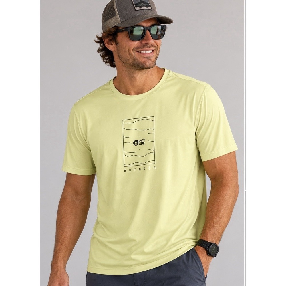 Picture Organic Recycled Clothing Shirt Men XL Green  Hiking Gorpcore